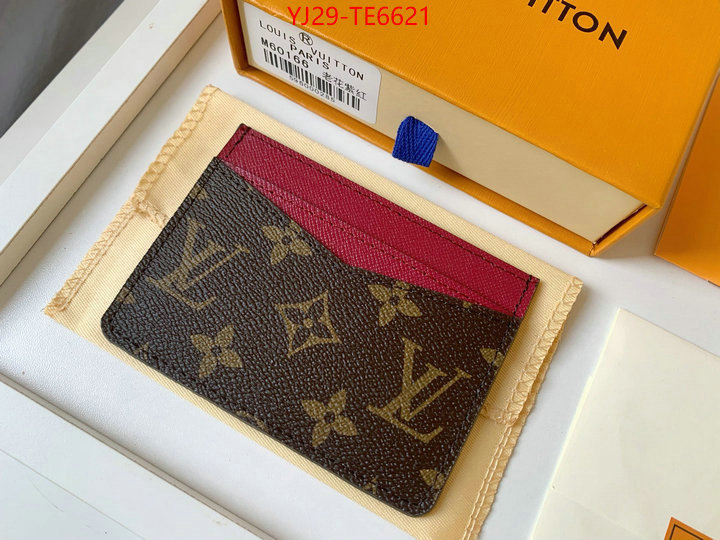 LV Bags(4A)-Wallet,sale outlet online ID: TE6621,$: 29USD