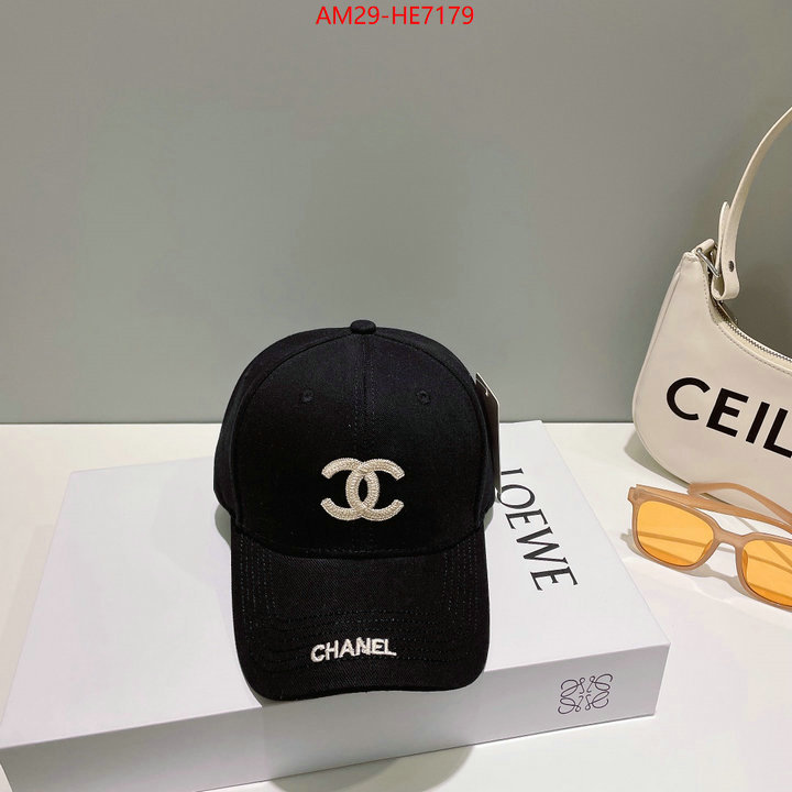 Cap (Hat)-Chanel,supplier in china ID: HE7179,$: 29USD