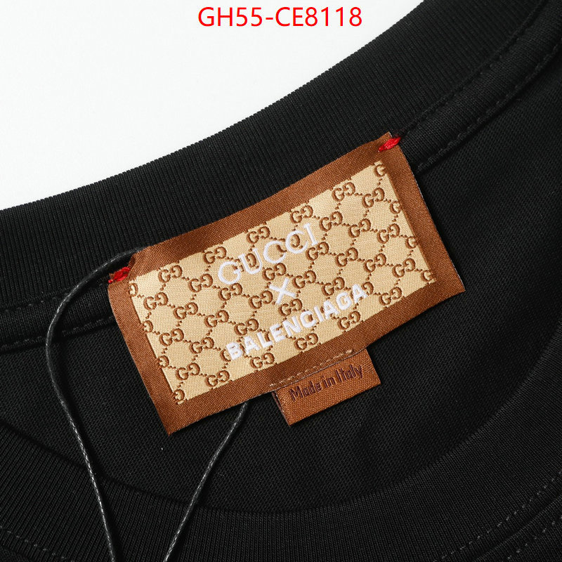 Clothing-Gucci,replica wholesale ID: CE8118,$: 55USD