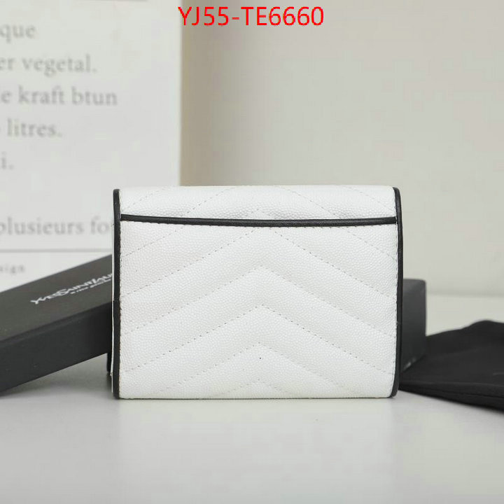 YSL Bag(4A)-Wallet-,7 star quality designer replica ID: TE6660,$: 55USD