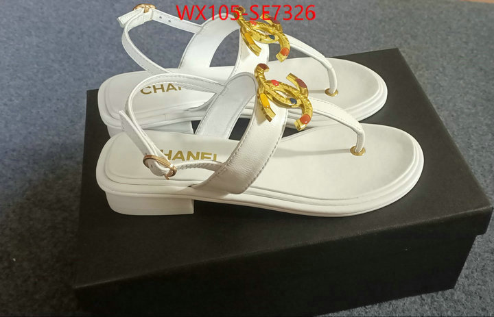 Women Shoes-Chanel,replicas buy special ID: SE7326,$: 105USD