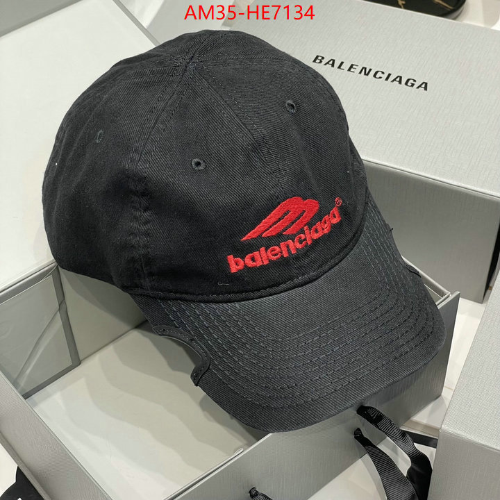 Cap (Hat)-Balenciaga,replcia cheap from china ID: HE7134,$: 35USD