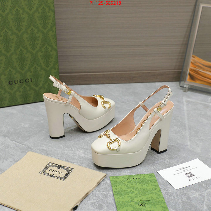 Women Shoes-Gucci,fashion replica ID: SE5218,$: 125USD