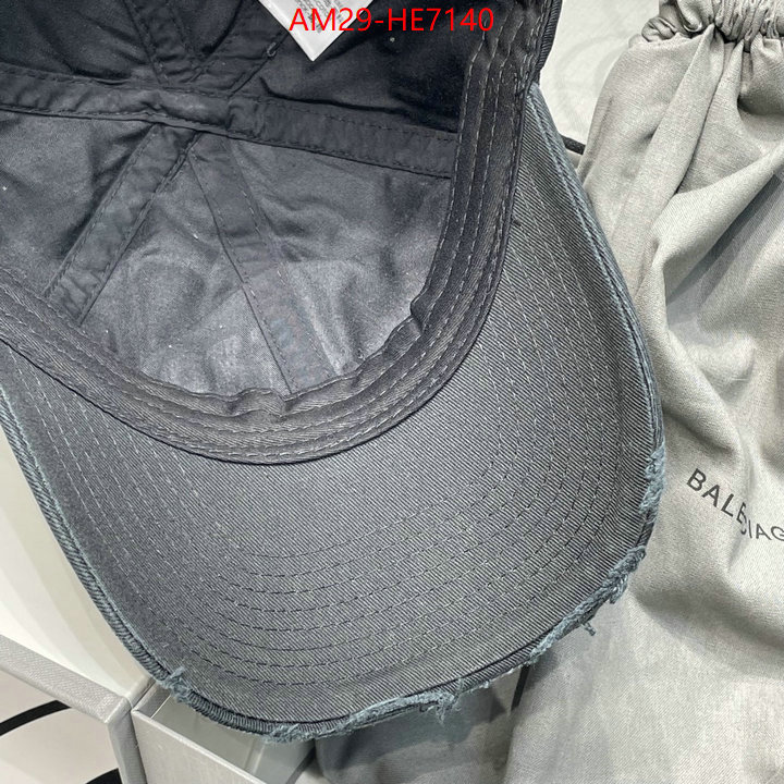 Cap (Hat)-Balenciaga,mirror copy luxury ID: HE7140,$: 29USD