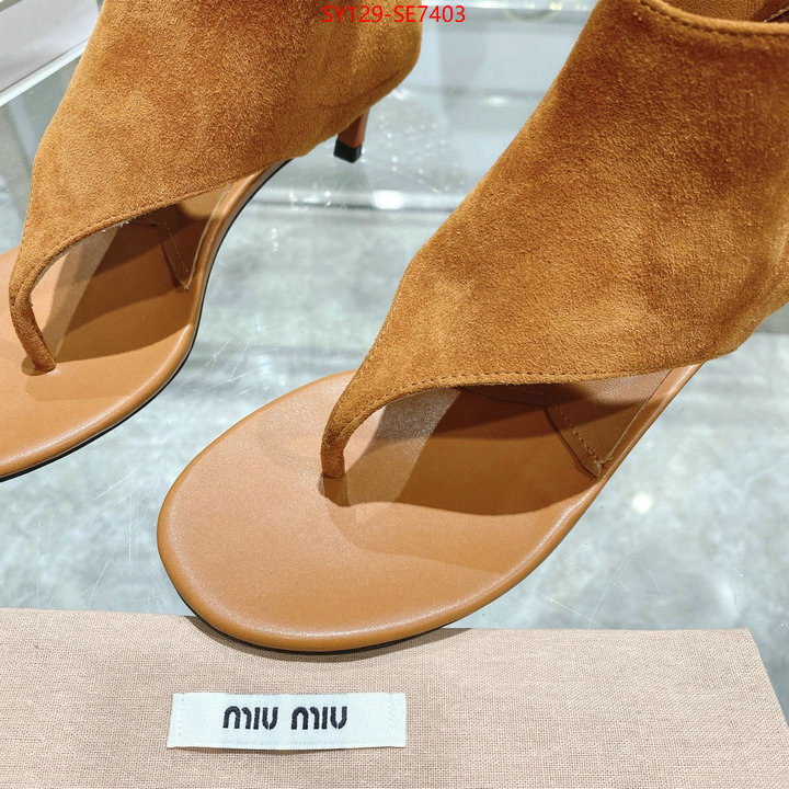 Women Shoes-Miu Miu,buy the best replica ID: SE7403,$: 129USD