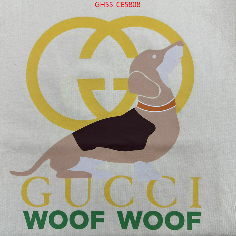 Clothing-Gucci,online china ID: CE5808,$: 55USD