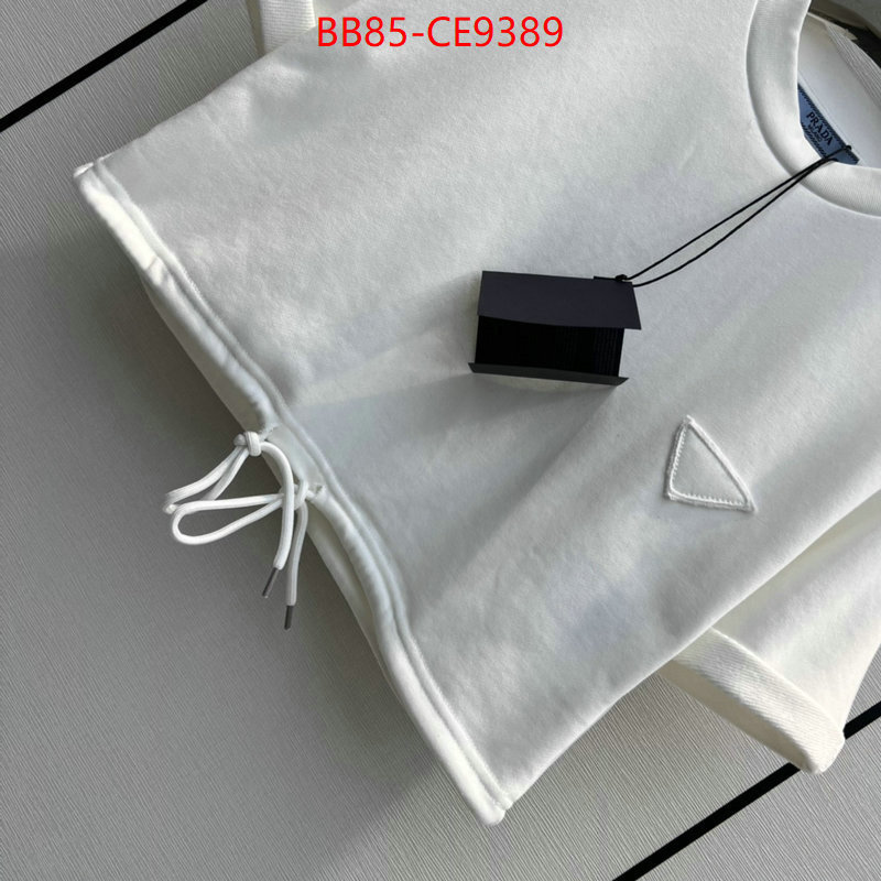 Clothing-Prada,best designer replica ID: CE9389,$: 85USD