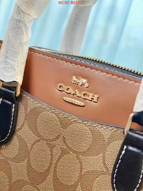 Coach Bags(4A)-Handbag-,buy top high quality replica ID: BE5177,$: 92USD