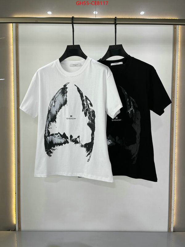 Clothing-Givenchy,2023 replica ID: CE8117,$: 55USD