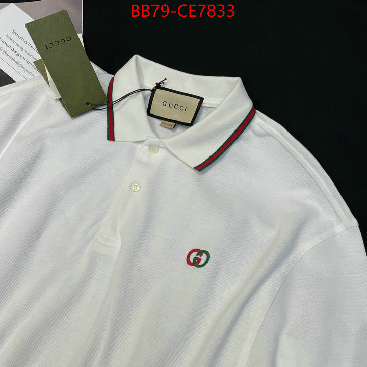 Clothing-Gucci,what is top quality replica ID: CE7833,$: 79USD