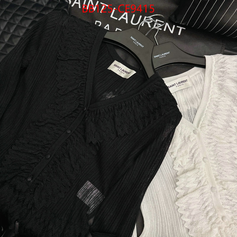 Clothing-YSL,buy 2023 replica ID: CE9415,$: 125USD