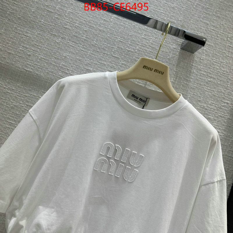 Clothing-MIU MIU,where can i buy ID: CE6495,$: 85USD