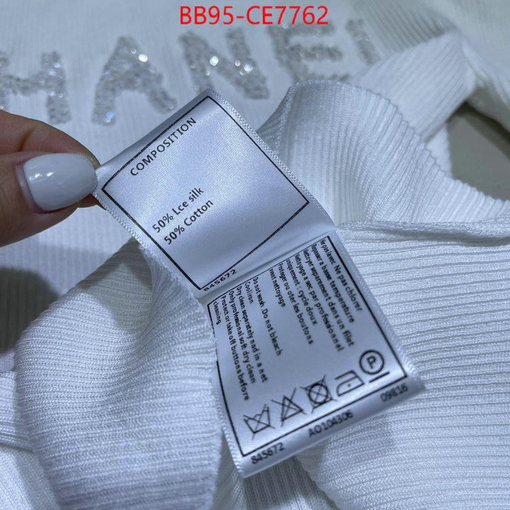 Clothing-Chanel,hot sale ID: CE7762,$: 95USD