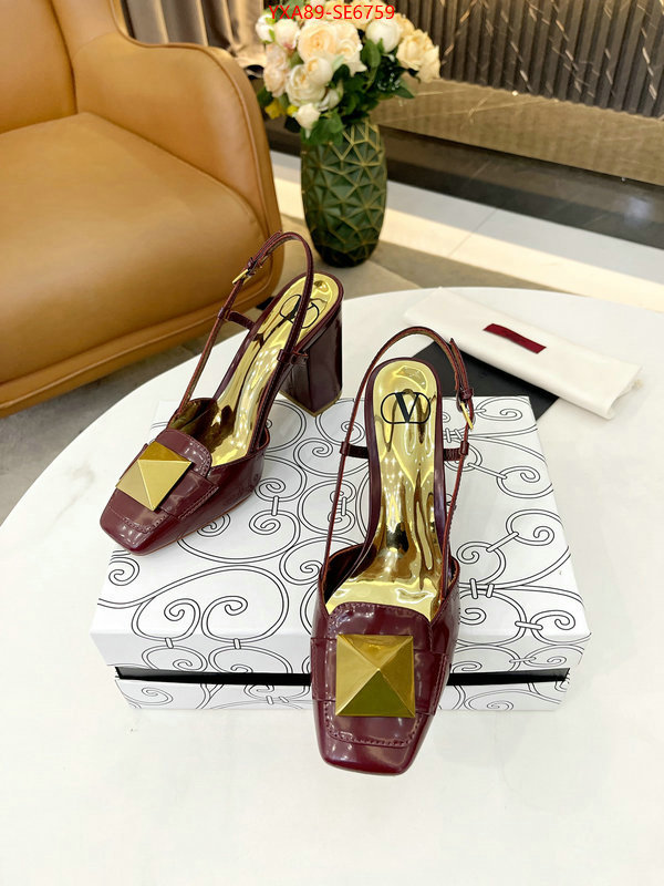 Women Shoes-Valentino,designer 1:1 replica ID: SE6759,$: 89USD