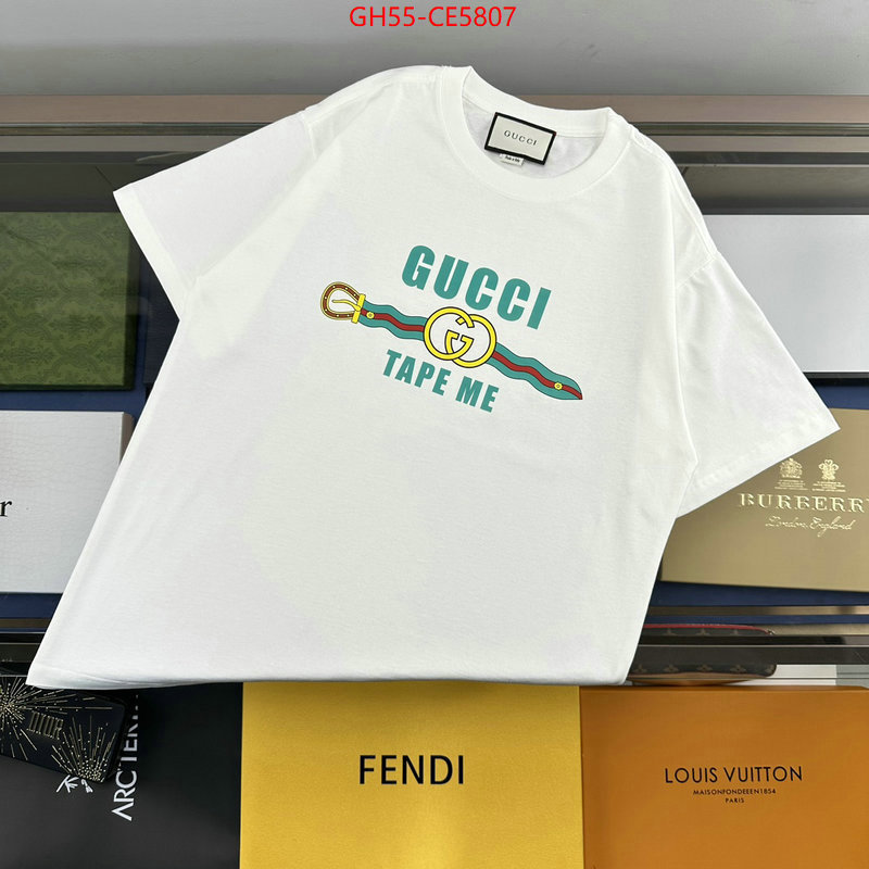 Clothing-Gucci,website to buy replica ID: CE5807,$: 55USD