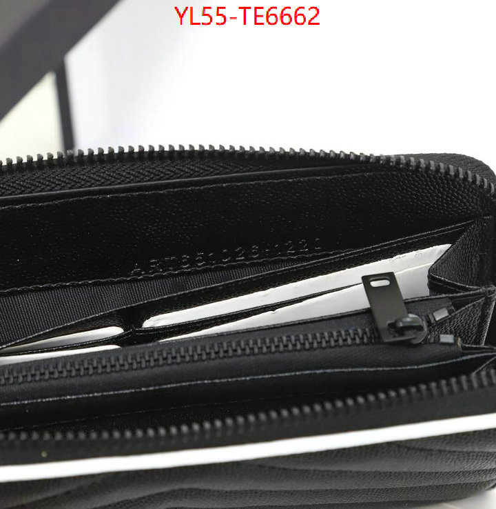 YSL Bag(4A)-Wallet-,mirror copy luxury ID: TE6662,$: 55USD