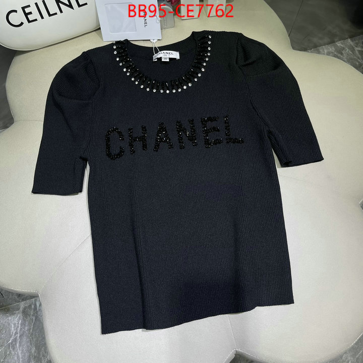 Clothing-Chanel,hot sale ID: CE7762,$: 95USD