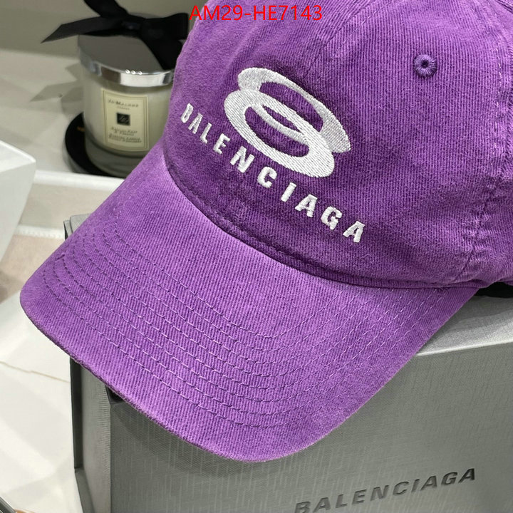 Cap (Hat)-Balenciaga,7 star quality designer replica ID: HE7143,$: 29USD