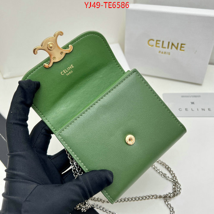 CELINE Bags(4A)-Wallet,first top ID: TE6586,$: 49USD