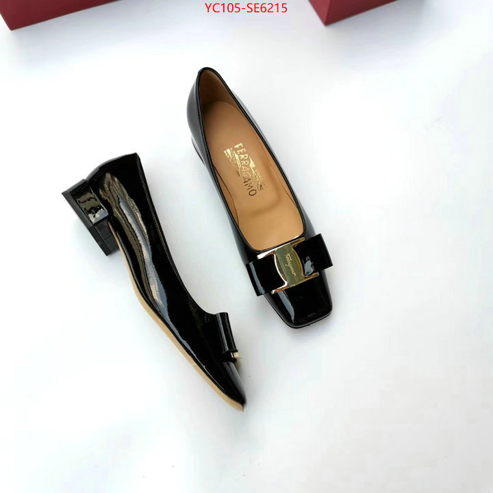 Women Shoes-Ferragamo,replica 1:1 high quality ID: SE6215,$: 105USD