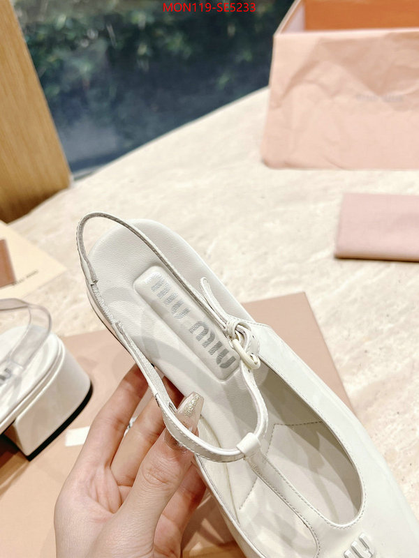 Women Shoes-Miu Miu,luxury cheap ID: SE5233,$: 119USD