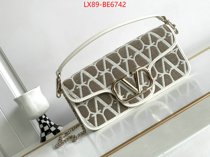 Valentino Bags(4A)-LOC-V Logo ,shop designer ID: BE6742,$: 89USD