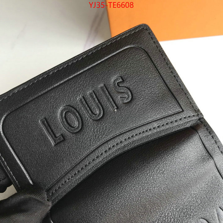 LV Bags(4A)-Wallet,can you buy knockoff ID: TE6608,$: 35USD