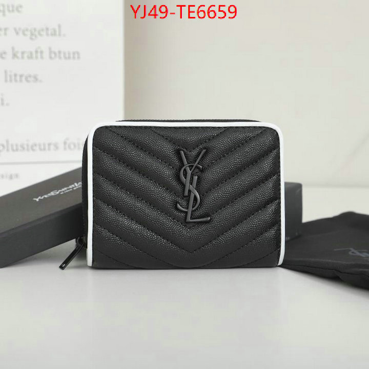 YSL Bag(4A)-Wallet-,best designer replica ID: TE6659,$: 49USD