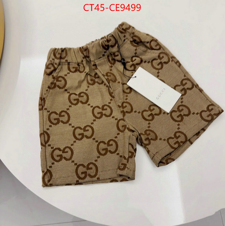 Kids clothing-Gucci,counter quality ID: CE9499,$: 45USD