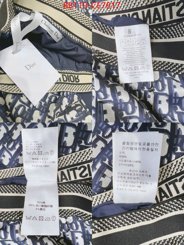 Clothing-Dior,cheap replica ID: CE7817,$: 119USD