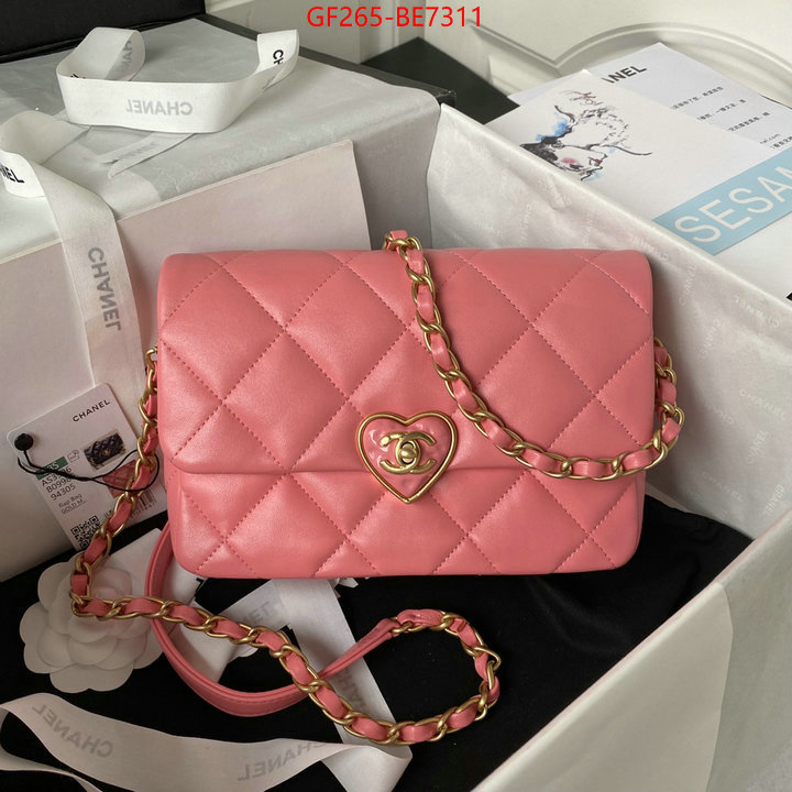 Chanel Bags(TOP)-Diagonal-,wholesale replica shop ID: BE7311,$: 265USD