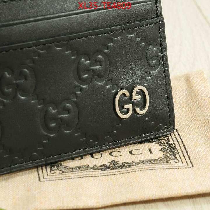 Gucci Bags(4A)-Wallet-,1:1 replica wholesale ID: TE4809,$: 35USD