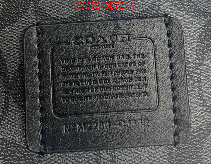 Coach Bags(4A)-Diagonal,how to buy replcia ID: BE7211,$: 79USD