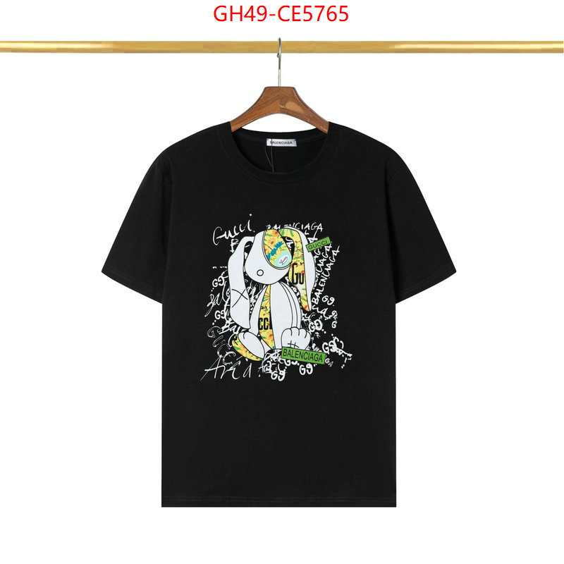 Clothing-Gucci,aaaaa replica designer ID: CE5765,$: 49USD