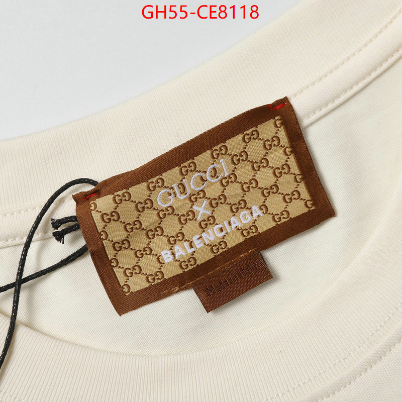 Clothing-Gucci,replica wholesale ID: CE8118,$: 55USD