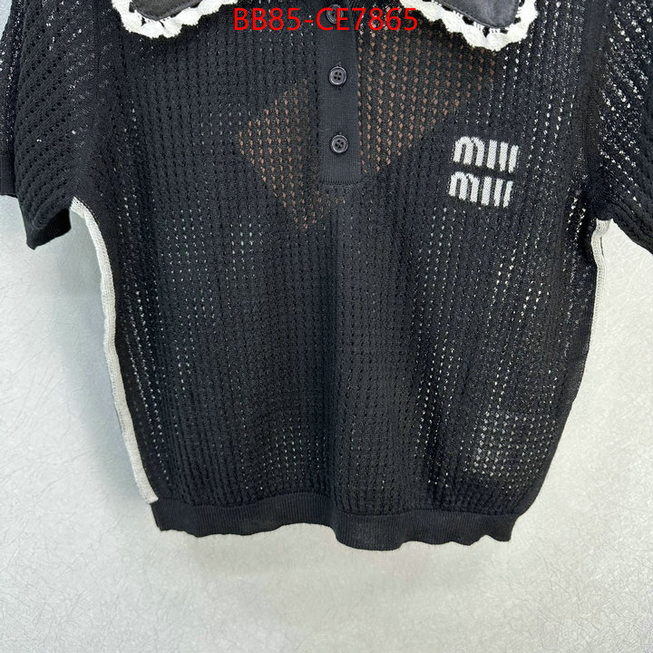 Clothing-MIU MIU,1:1 clone ID: CE7865,$: 85USD