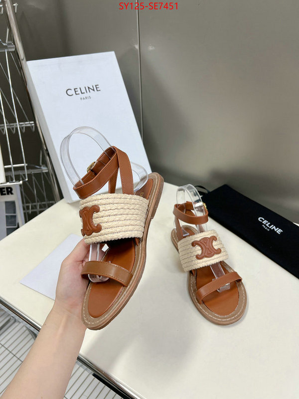 Women Shoes-CELINE,high quality ID: SE7451,$: 125USD