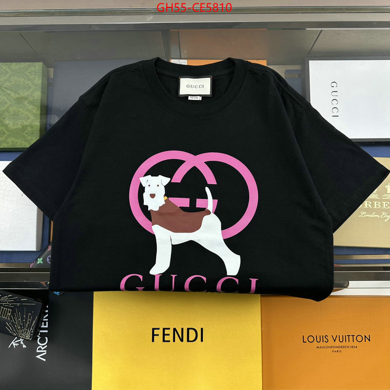 Clothing-Gucci,aaaaa quality replica ID: CE5810,$: 55USD