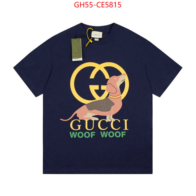 Clothing-Gucci,perfect quality designer replica ID: CE5815,$: 55USD