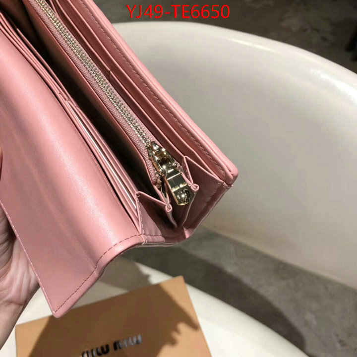 Miu Miu Bags(4A)-Wallet,best ID: TE6650,$: 49USD