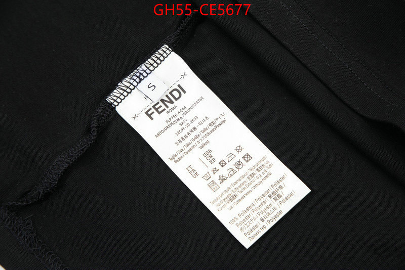 Clothing-Fendi,designer high replica ID: CE5677,$: 55USD