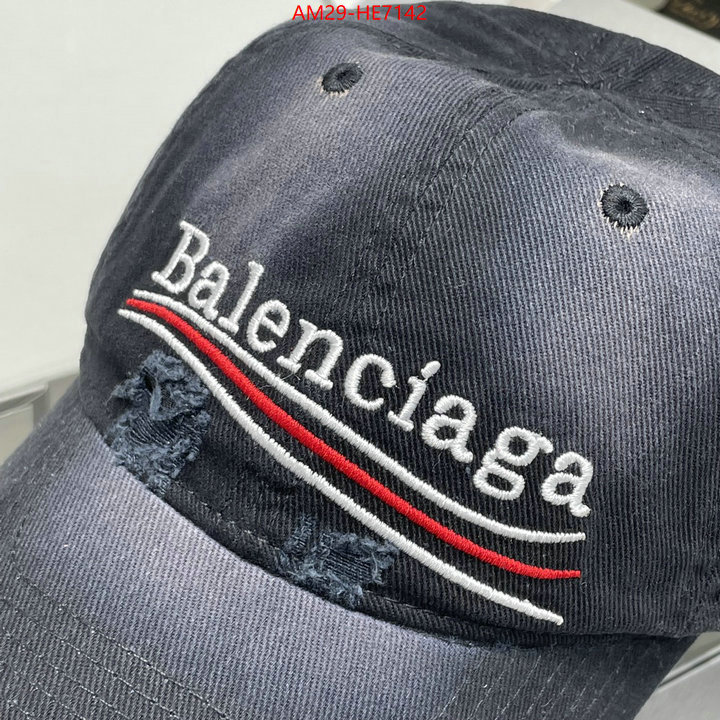 Cap (Hat)-Balenciaga,2023 perfect replica designer ID: HE7142,$: 29USD