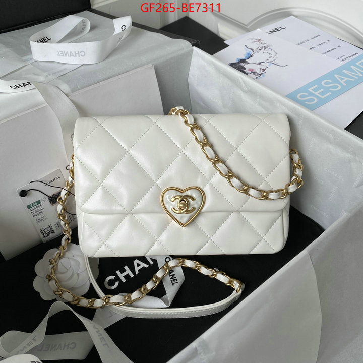 Chanel Bags(TOP)-Diagonal-,wholesale replica shop ID: BE7311,$: 265USD