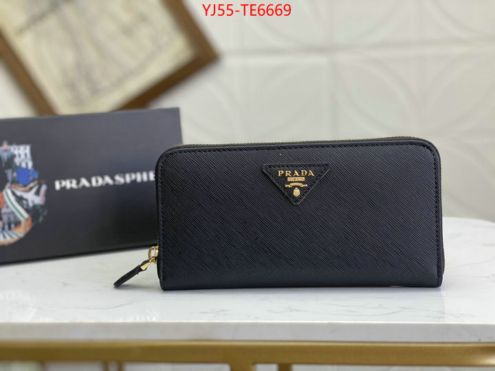 Prada Bags(4A)-Wallet,is it ok to buy replica ID: TE6669,$: 55USD