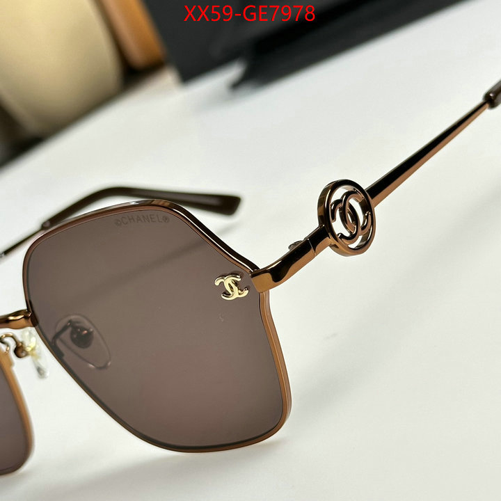 Glasses-Chanel,where to buy fakes ID: GE7978,$: 59USD
