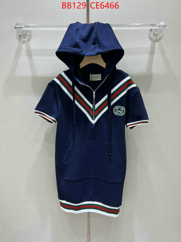 Clothing-Gucci,knockoff ID: CE6466,$: 129USD