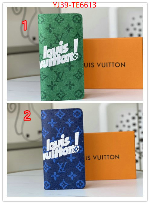 LV Bags(4A)-Wallet,designer ID: TE6613,$: 39USD