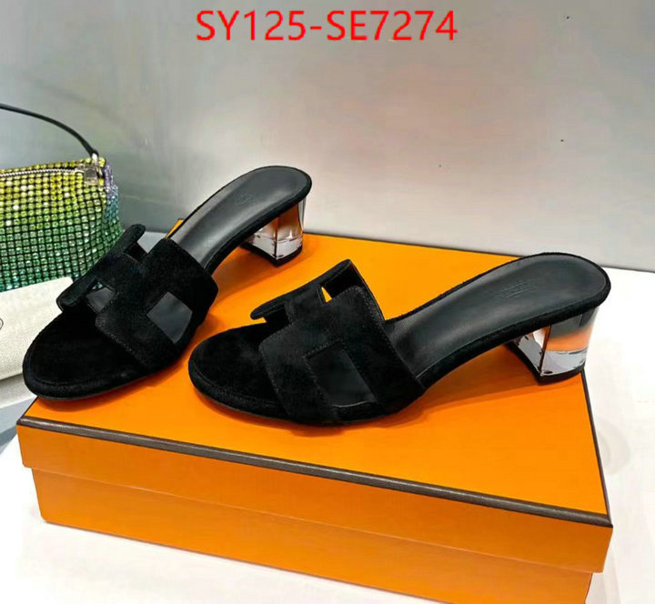 Women Shoes-Hermes,replica for cheap ID: SE7274,$: 125USD