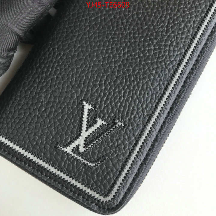LV Bags(4A)-Wallet,quality aaaaa replica ID: TE6609,$: 45USD