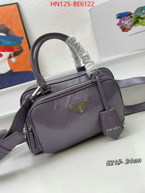 Prada Bags(4A)-Handbag-,good quality replica ID: BE6122,$: 125USD